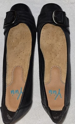 Zapatos - Damas Pisos - Yuu Fay - 8 1/2 - Negros - Nuevos en Caja Foto 1 de 4