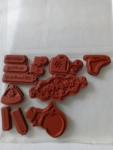 Stampin Up “Stylin' Snowfolk” Stamp Set, Build a Snowman 126287 - Picture 1 of 2