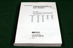 HP 8360 SERIES USER'S HANDBOOK - Picture 1 of 1