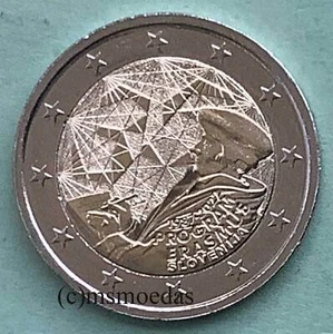 Eslovenia 2 euros 2022 programa Erasmus moneda conmemorativa moneda de euro - Imagen 1 de 1