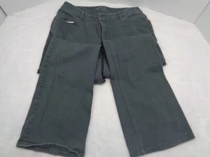 Liz Claiborne Bootcut-Jeans mit ausgestelltem Bein Damen Petite 10 dunkelgrün unterhalb der Taille - Bild 1 von 11