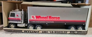 Vintage Nylint Wheel Horse Lawn & Garden Tractor Toy Semi 18 Wheeler - Like NIB - Picture 1 of 13