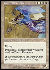 Magic the Gathering MTG Dawn Elemental (7) Scourge   MP