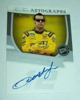 2012 Press Pass Sam Hornish Jr. Autographed Card - Image 1 of 2