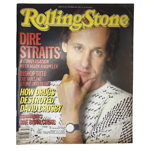 Rolling Stone Vintage Magazine Dire Straits David Crosby 461 1985 November - Picture 1 of 3