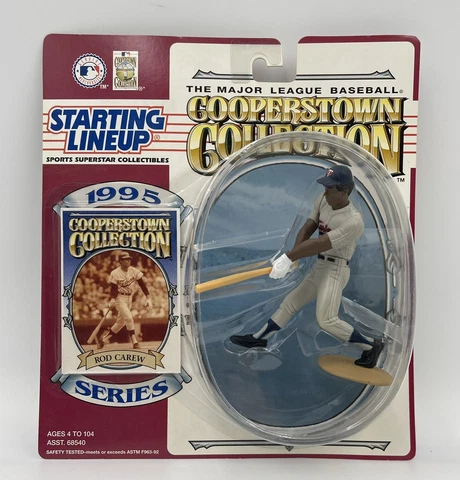 1995 ROD CAREW Starting Lineup Figure Cooperstown Collection Twins MLB SLU New Cover