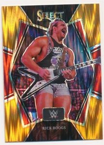 RICL BOOGS 2022 SELECT ORANGE SHOCK PRIZM PREMIER LEVEL #198 WWE SMACK DOWN MINT - Bild 1 von 2