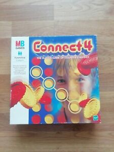 1999 Connect 4 MB Games Hasbro Vintage Retro Board Game - Complete VGC 