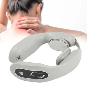 Heated Neck Massager 6 Gears Hot Compress TENS Pulse Relieve Fatigue Muscle - Picture 1 of 22