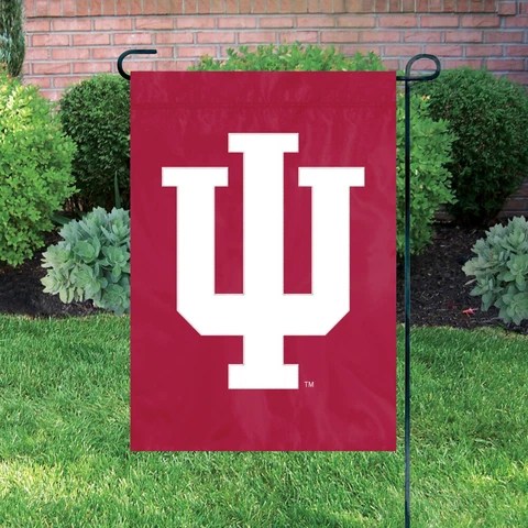 NCAA INDIANA UNIVERSITY Garden Flag / HOOSIERS Garden Flag (18" x 12.5") - NEW Cover