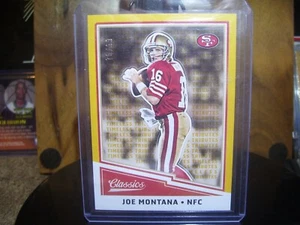 2017 Panini Classics Timeless Tributes Gold JOE MONTANA 75/99 Nice !! - Picture 1 of 2