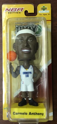 CARMELO ANTHONY Bobble Head NBA Basketball PlayMakers UpperDeck 2004 NEW In Box Cover