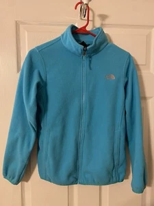 The North Face Blue Fleece Jacket Girls Size Large 14-16 - Picture 1 of 8