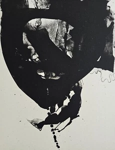 Robert Motherwell Nocturne VIII Lithograph Three Poems Octavio Paz Ltd. ed. art - Picture 1 of 10