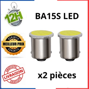 BA15S LED P21W BLANC Bulb Ampoule 6000K FEUX DE RECUL Voiture Auto Moto X2PIECES - Imagen 1 de 4
