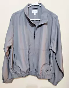 Cutter & Buck CB WeatherTec Light Windbreaker Full Zip Jacket Gray Medium - Picture 1 of 8