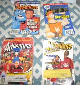 JAN 1993 APRIL 1993 SEP 1996 JULY 1997 Disney Adventures Magazine Lot 4 - Picture 1 of 2