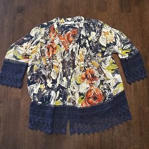 Coldwater Creek Womens Blouse Floral Sz PS Small - Picture 1 of 7
