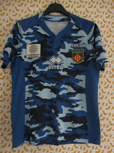 Maillot Rugby League PERPIGNAN Languedoc Errea USAP Vintage Jersey - S - Imagen 1 de 6