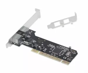 2 Ports PS2 PS/2 PCI Card Low profile Bracket PCI PS2 Card for PC without USB - Picture 1 of 6