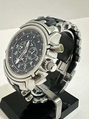 Oakley 12 Gauge Watch Brushed Case Black Dial Metal Band. Oakley Watch 12 Gauge - Image 1 of 4