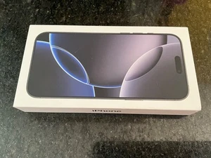 EMPTY BOX Apple iPhone 16 Pro Max Black Titanium 256 GB - Photo 1 sur 3