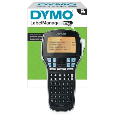 Dymo Labelmanager 420P Handheld Label Printer Abc Keyboard Black/Silver - Image 1 of 3