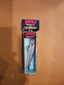 Rapala Original Floating F 9 F9 Angelköder 3-1/2" lang Angeln - Bild 1 von 3