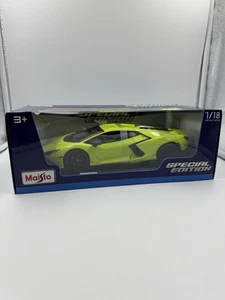 Maisto 1:18 Diecast Special Edition Lamborghini Revuelto Lime Green New In Box - Picture 1 of 15