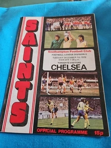 Saints V Chelsea 07/12/1976 Programme - Picture 1 of 2