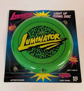 Luminator Light-Up Flying Discs, Set Of 3, Neon Green/Pink/Orange, New/Sealed - Picture 1 of 9
