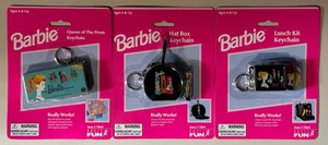 1999 Barbie Schlüsselanhänger 3er Set, #728-0, Neu in Verpackung - Bild 1 von 5