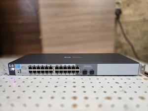 HP J9450A 1810G-24 ProCurve Fanless 24x Gigabit Ports + 2x SFP Switch_1_6 - Afbeelding 1 van 12