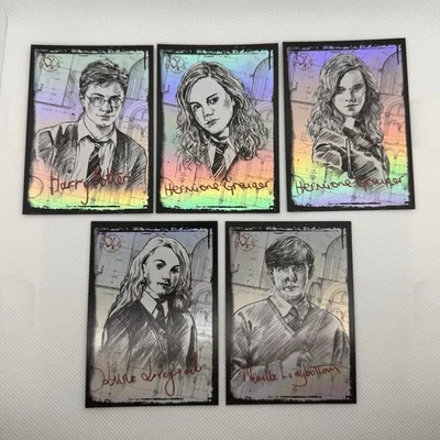 Tarjeta de persecución de lámina prismática Harry Potter Memorable Moments 2008 PZ2, 4, 5, 7, 9 Foto 1 de 4