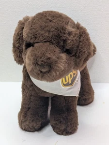 Douglas UPS Chocolate Lab Dog Plush Bandana Stuffed Animal Cuddle Labrador Rare - Picture 1 of 5