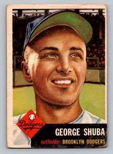 (74676) 1953 Topps #34 George Shuba GD - Picture 1 of 2