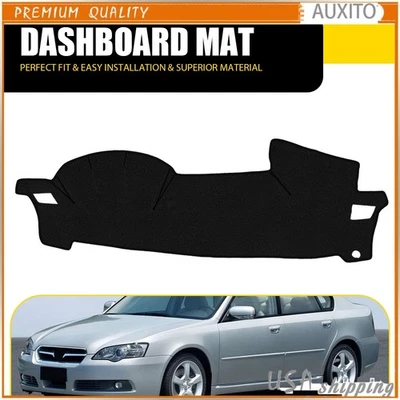 Cubierta de alfombrilla de tablero para Subaru Legacy Outback 2003 2004 2005 2006 2007 2008 09 A Foto 1 de 4