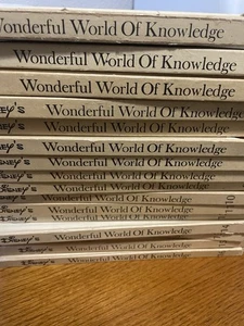 Disney’s Wonderful World of Knowledge 1971 COMPLETE SET!!! Books 1-15 Wear - Picture 1 of 9