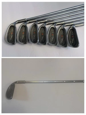 Ping Eye 2 Iron Set 4-W & L Orange Dot RH 8 Clubs Steel Shaft Classic Golf Clubs - Image 1 of 4
