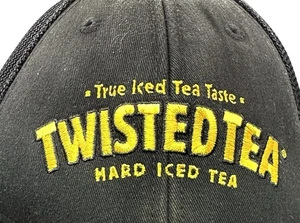 Cappello Twisted Tea Hard Iced Tea Nero Berretto Regolabile Misto Cotone - Foto 1 di 7