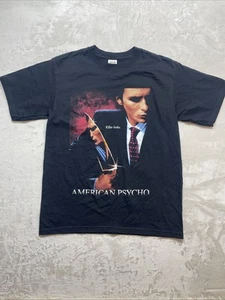 Camisa De Colección American Psycho Para Hombres Mediana Promoción de Película de Terror Christian Bale - Imagen 1 de 7