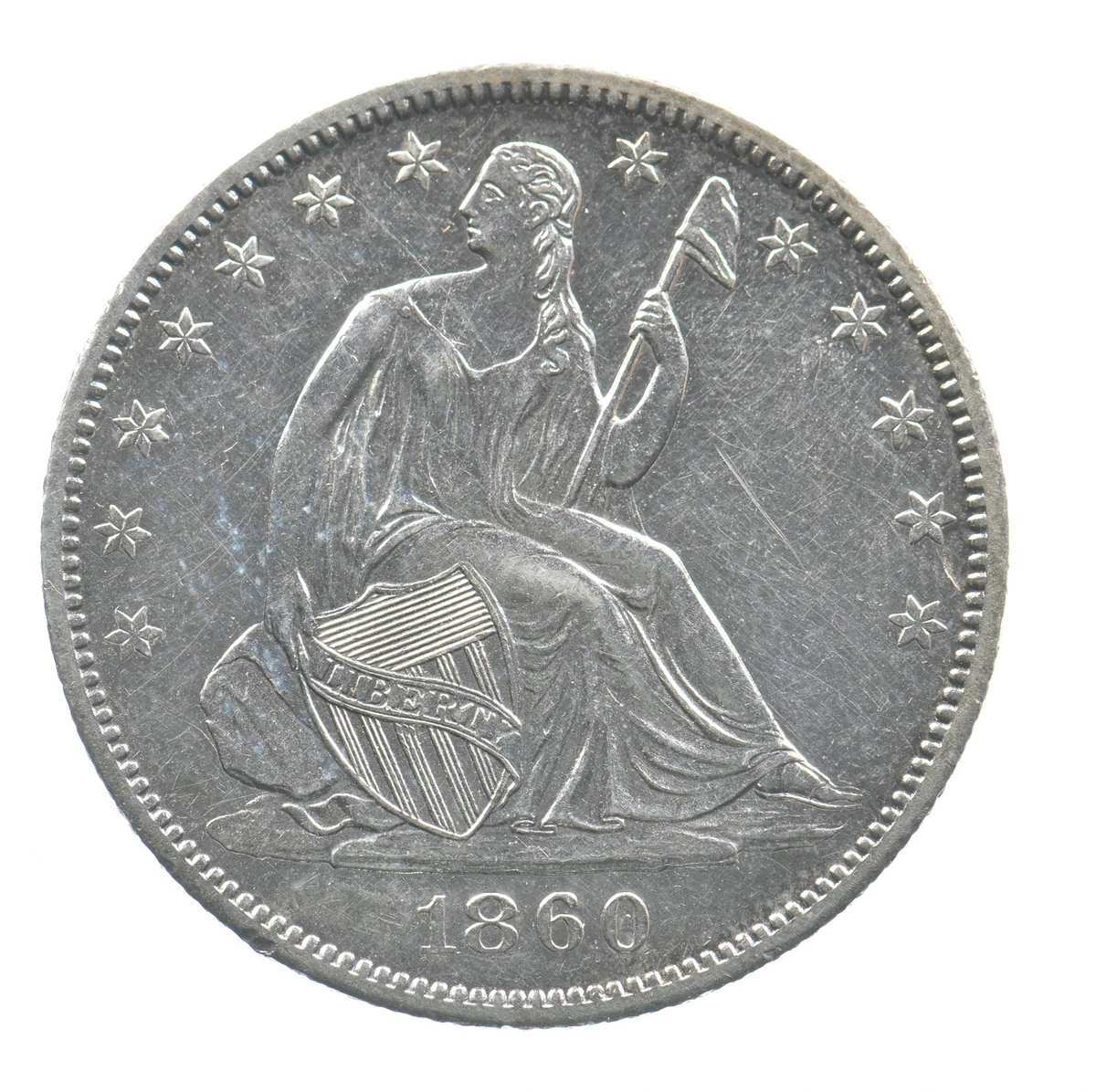 1860 Seated Liberty US Half Dollars for sale | eBay
