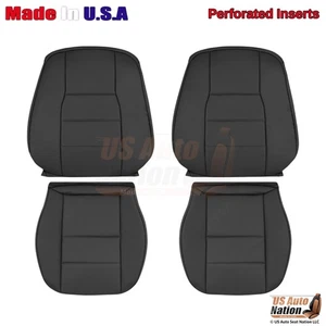 2009-2015 For Mercedes-Benz GLK-Class Leatherette Front Replacement Covers Black - Picture 1 of 9