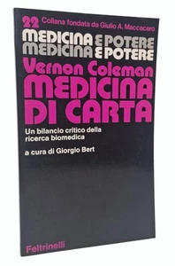 libro Medicina e Potere 22 Vernon Coleman MEDICINA DI CARTA ricerca biomedica - Bild 1 von 2