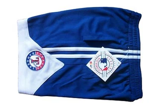 New NWT Youth Boys MLB Texas Rangers Blue & White Athletic Baseball Shorts - Picture 1 of 1