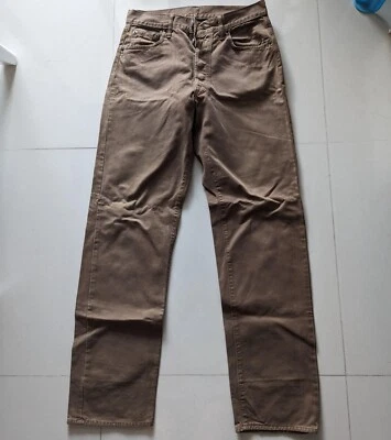 Replay Jeans Straight Vintage Brown jeans pants used rare W32 Italy - Image 1 of 3