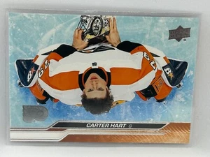 Carter Hart 2023-24 Oberdeck Serie 2 Hockey Nr. 385 - Bild 1 von 2
