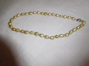 Freshwater Pearl Necklace ~ Deep Champagne - Picture 1 of 6