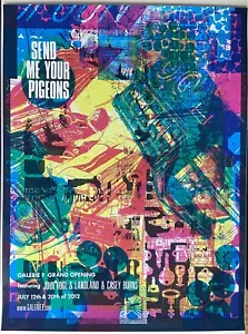 POSTER SHOW with Landland, John Vogl and Casey Burns: Send Me Your Pigeons - Picture 1 of 1