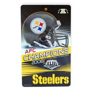 Pittsburgh Steelers Super Bowl XLIII Champions Wall Plaque Graphic NFL WinCraft - Picture 1 of 5